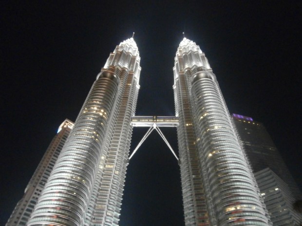 Sparkly twin towers
