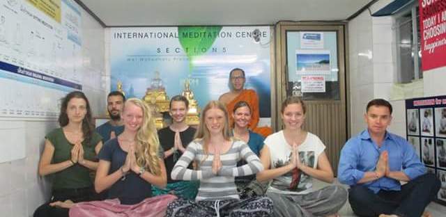 Buddhist meditation Bangkok