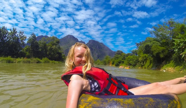 Tubing in Vang Vieng