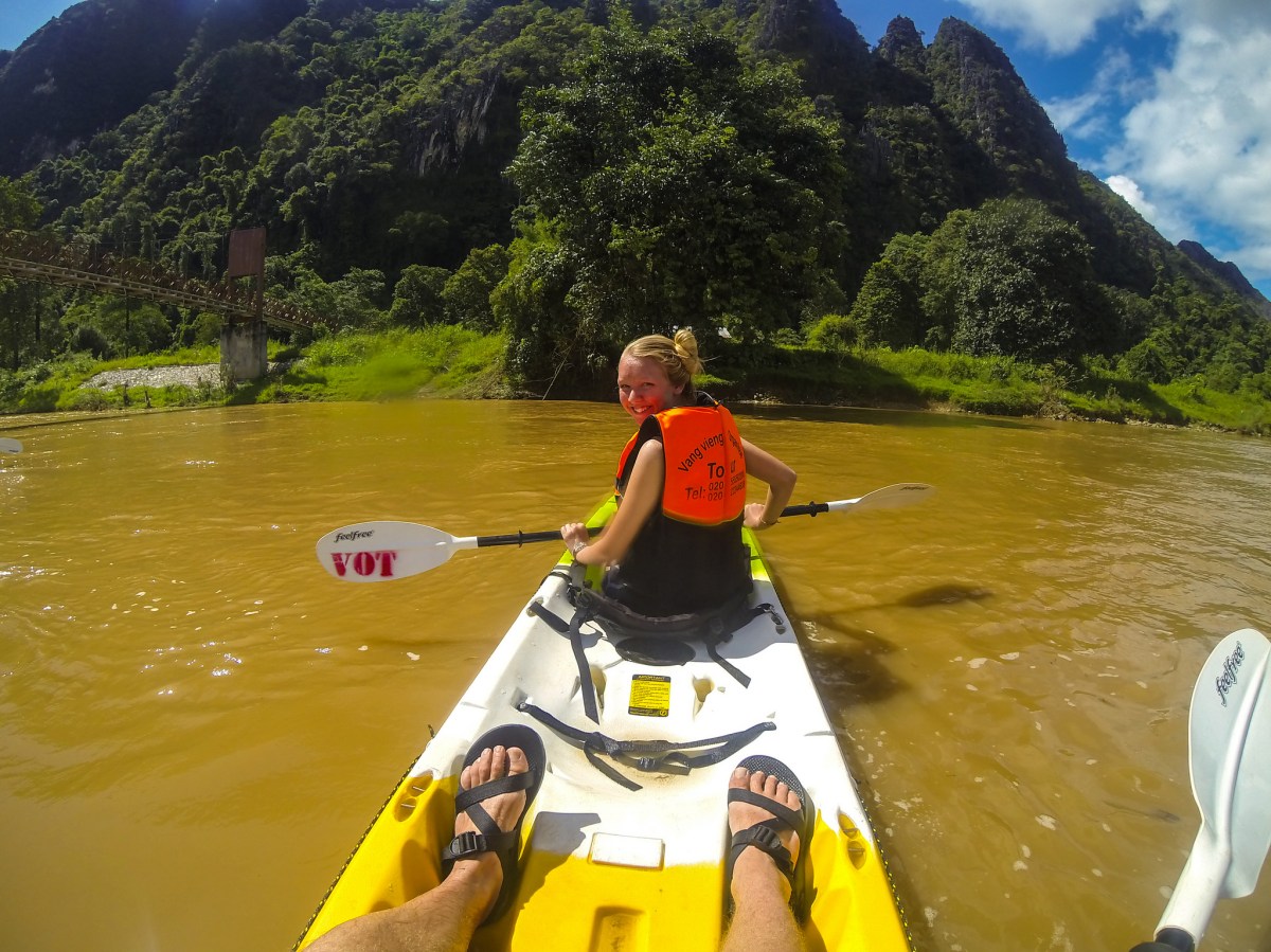 Kayaking Vang Vieng