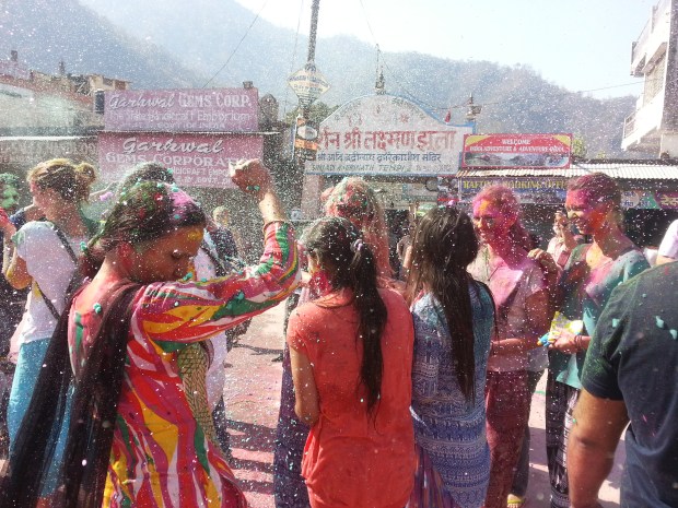 Holi in Rishikesh