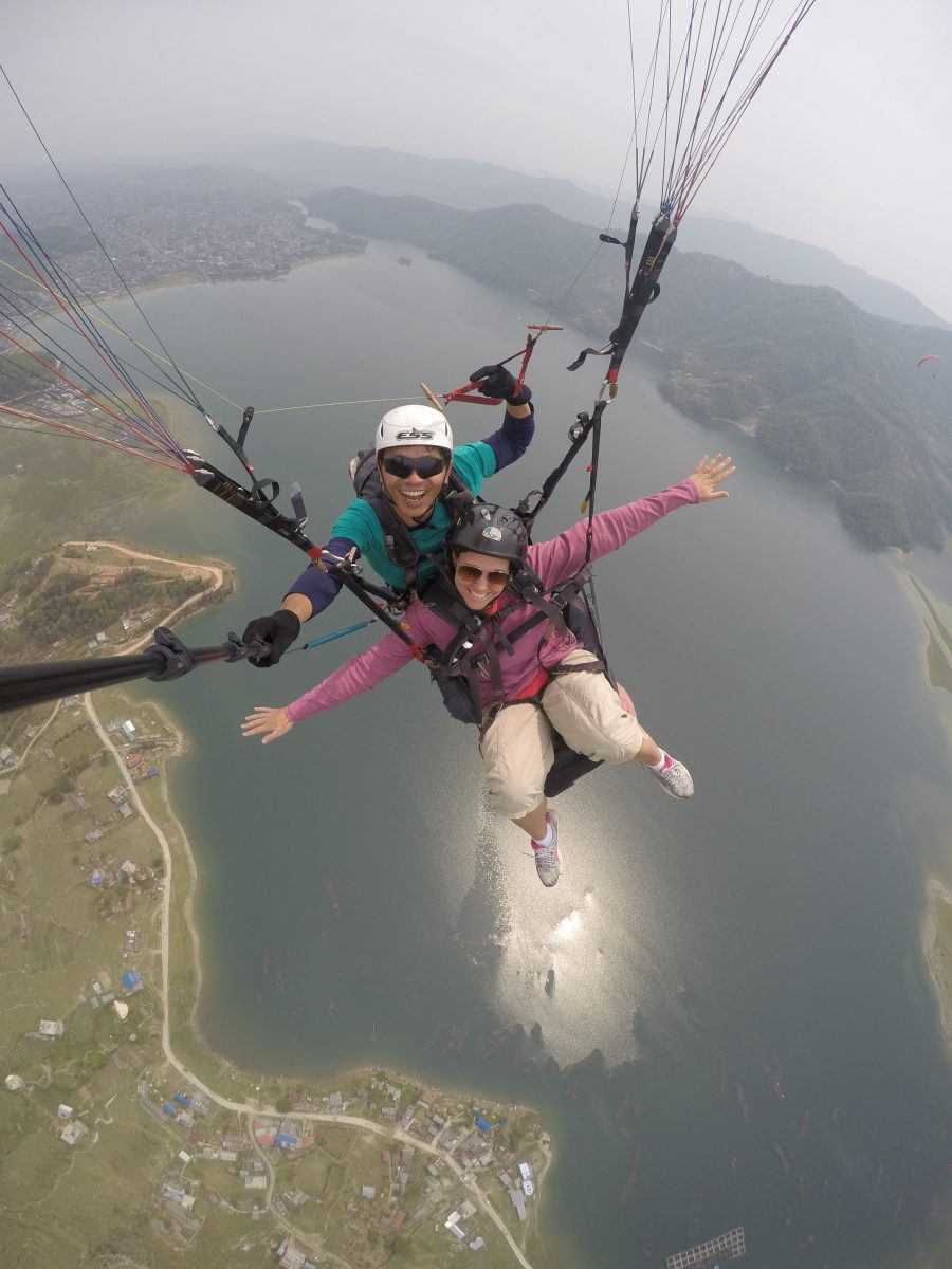 Paragliding in Nepal