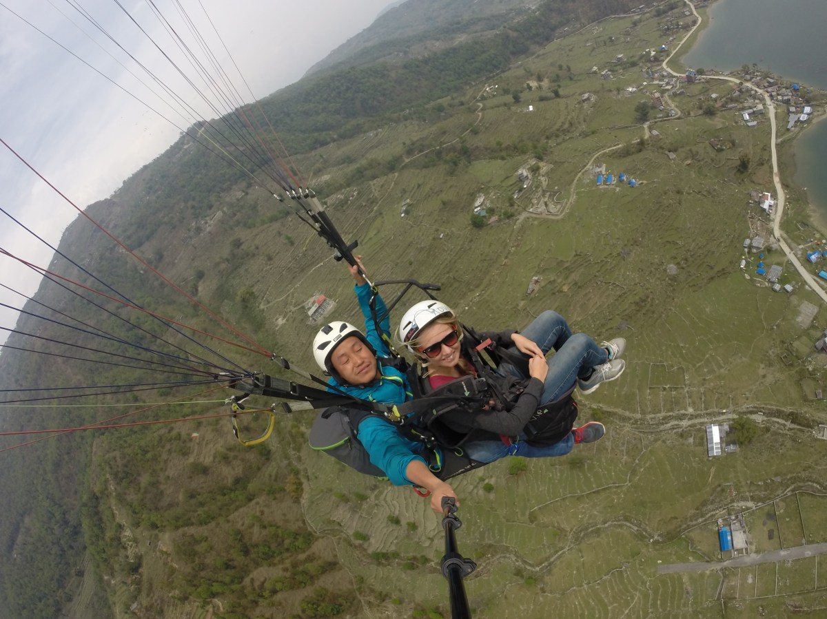 Paragliding in Nepal